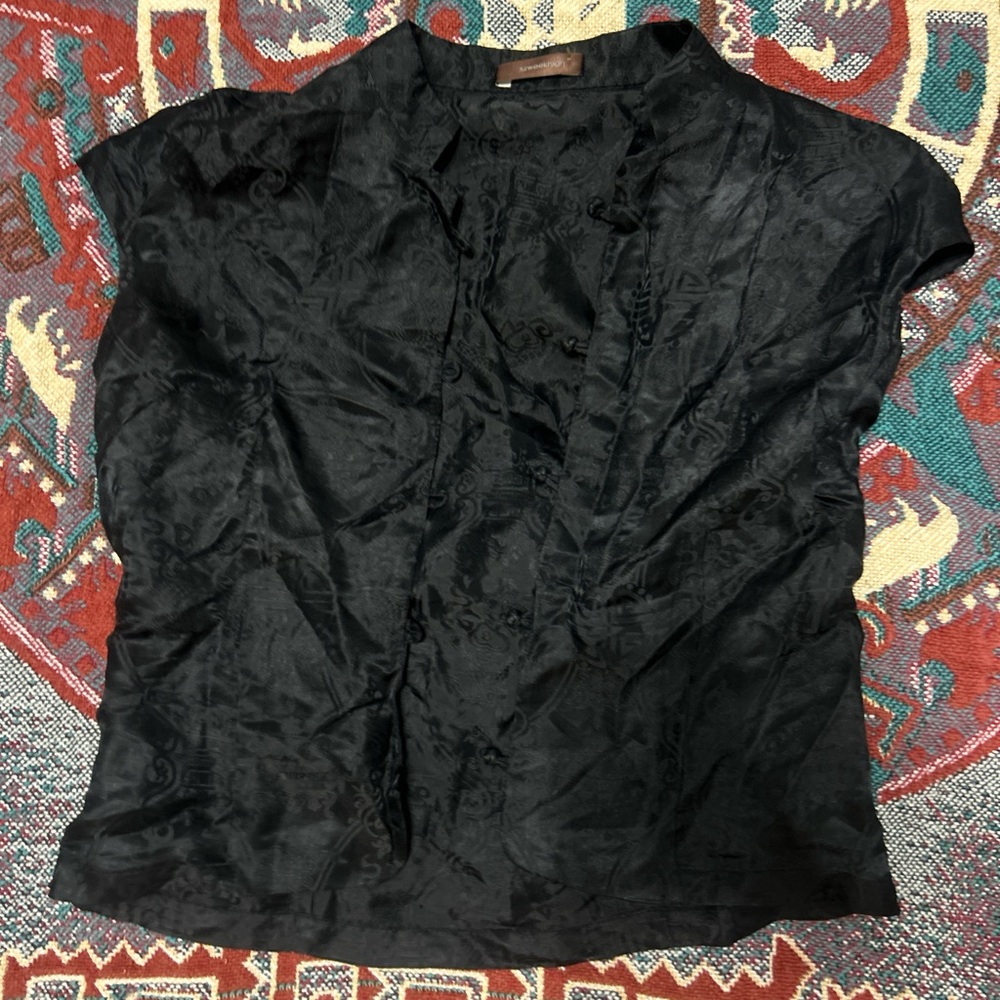 Elegant Black Women's Top